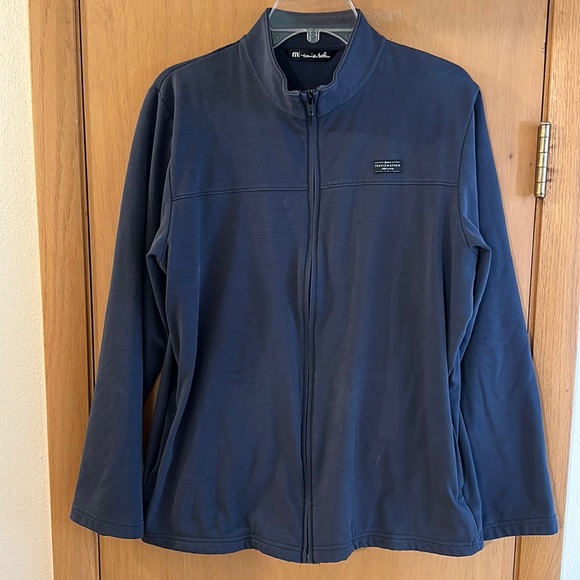 Travis Mathew Men’s Full Zip Sweatshirt Golf Activewear Blue Size Medium - Picture 1 of 16